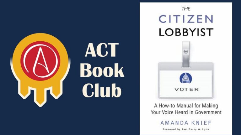 ACT book club Citizen Lobbyist